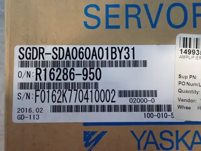 New | in-Stock YASKAWA SGDRSDA060A01BY31 Servo Drives Ohio US | HGR 24 #803539