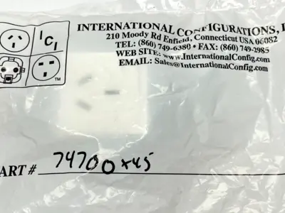 74700X45 | International Configurations  China Modular Outlet Type I 10A 250V - New