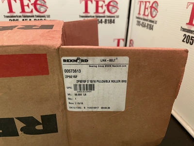 Rexnord ZP9215F Pillow Block Roller Bearing Unit - 2.9375 in Bor