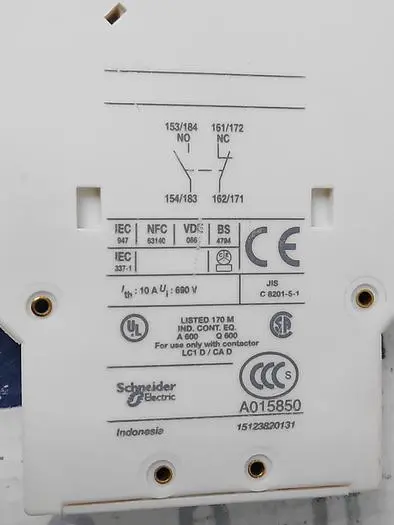 Used SCHNEIDER ELECTRIC/TELEMECANIQUE LAD8N11 Contact Blocks Florida US | SMT Resource #495199