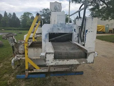 Kemac 24'' x 13'' x 120'' Conveyor Parts Washer | 3-Stage Stainless Steel | Wash Rinse Dry