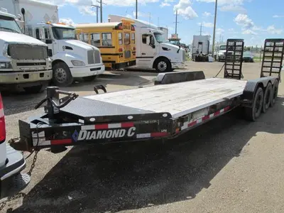 Used 2022 DIAMOND C EQUIPMENT TRAILER Flatbed Trailers Manitoba CA | Conquest Truck & Auto Sales #1421353