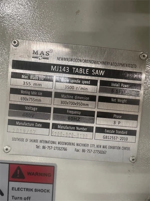 USED 2019 MAS MJ143
