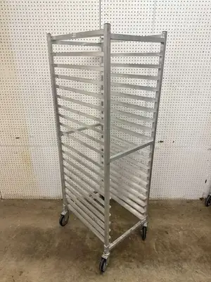 Used Axia Used Axia 20 Slot Sheet Pan Rack on Casters Racks/Shelving Illinois US | Falcon Restaurant Supply #1375016