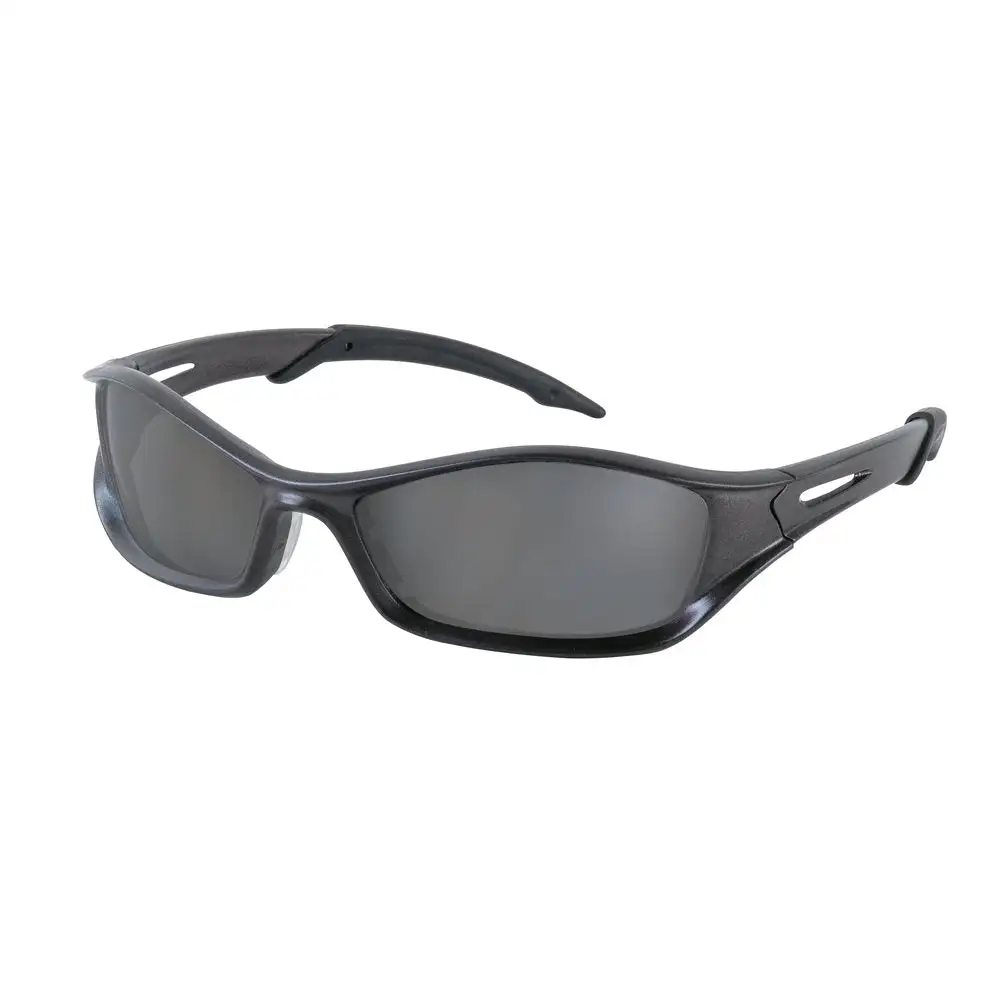 MCR TRIBAL Safety Glasses, Gray Anti-Fog, Graphite with Vent