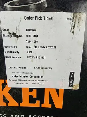 USED TIMKEN 455406