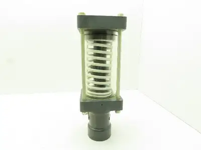 Plast-o-matic DS200LV-NO 2" Shutoff Valve PVC Spring Return NO Pneumatic Powered