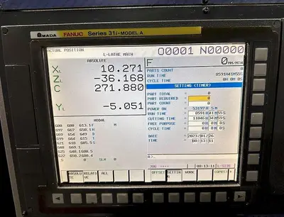Used DMG AMADA WASINO S10 8-AXIS CNC MULTI-TASKING TURNING/MILLING CENTER 5-Axis or More CNC Lathes | Harbor Machinery Inc. #1283403