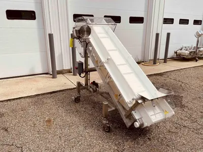 Safeline Mettler Toledo 62” Stainless Steel Incline Conveyor