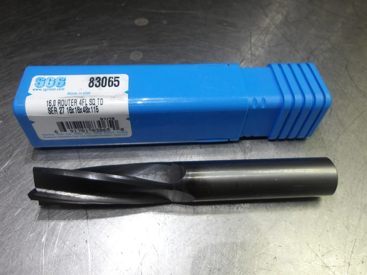 SGS 16mm 4 Flute SQ Diamond Coated Router Endmill 16mm Shank 83065 (LOC3667)