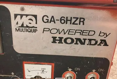 Used MULTIQUIP 6000 W GENERATOR Portable Generators Utah US | CSS Equipment Sales #1347079