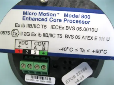 USED Micro Motion 800