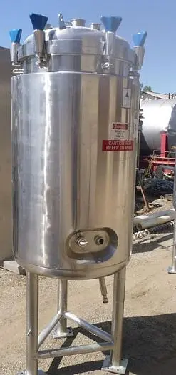 Reactor, 79 Gallon, 316L S/st, Jkt, 50 PSI, Precision, A #S744226