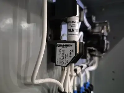 Double Fused Interrupter Switch 5 kV, 4160 Volts & Conduit Cabinet