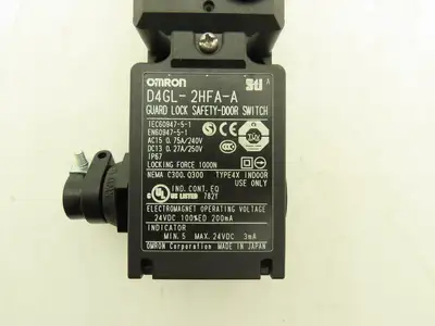Omron D4GL-2HFA-A Guard Safety-Door Switch Interlock Solenoid Release 24VDC