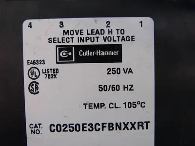 USED CUTLER HAMMER C0250E3CFBNXXRT
