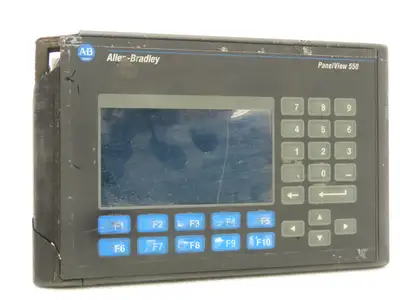 Allen Bradley 2711-K5A2 PanelView 550 HMI Control Panel Ser C Rev B *Read