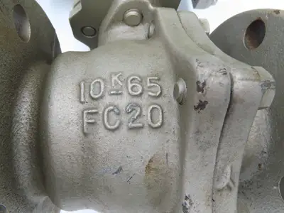 NDV Nippon E100N DN65 2.5" Flanged 2-Way Ball Valve Pneumatic Actuator EPN1101N
