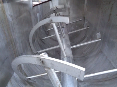 10,000 L S/S Solitech S/S U Trough Mixer 45 kW