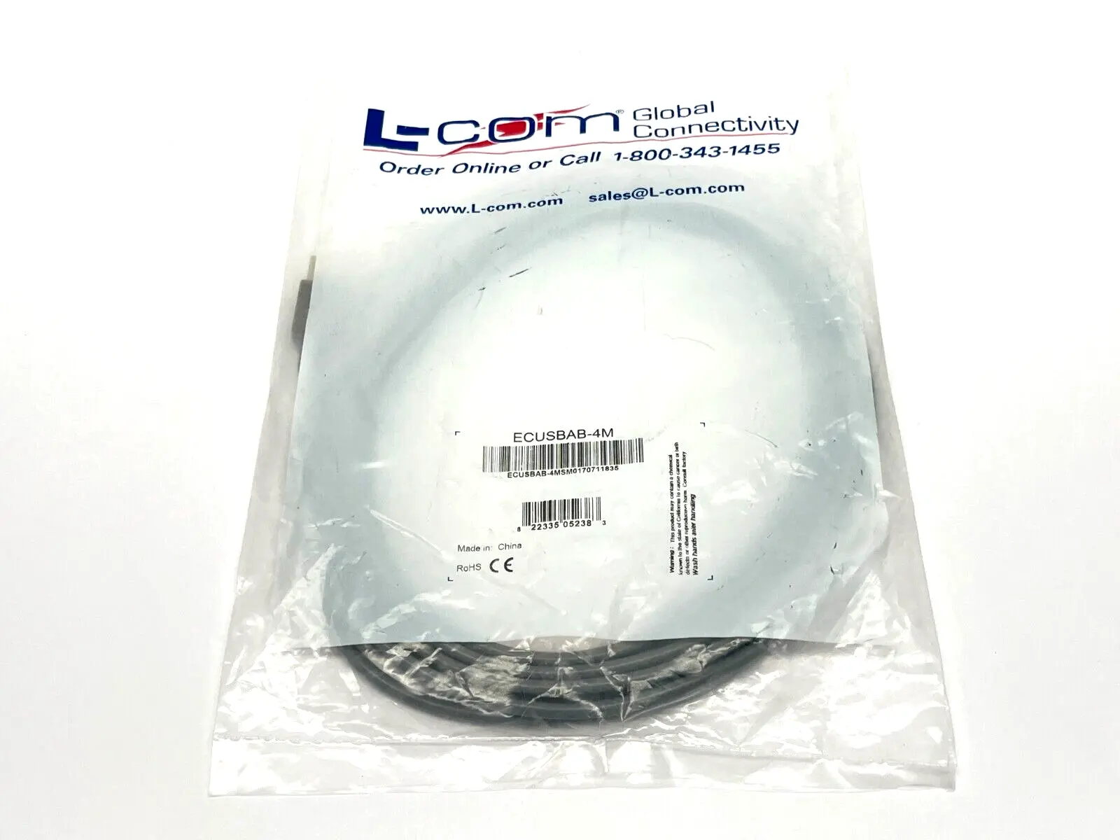 New | in-Stock L-Com ECUSBAB-4M Cable & Wire Michigan US | Maverick Industrial Sales #1391070