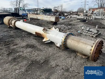USED Henders 1,096 Sq Ft Henders Heat Exchanger, 316L S/S, 100/50#