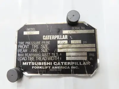 Caterpillar EC25KE Electric Forklift Hydraulic Pump Steering Motor 5BPA48PBF6A