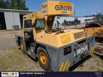 Used 2007 GROVE YB4409-2 Rough Terrain Cranes Alabama US | Proxy Equipment #1388989