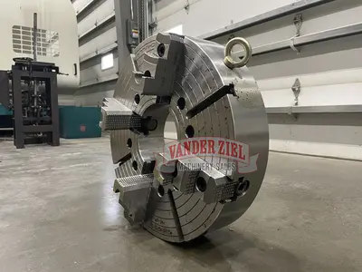 Used SAMCHULLY SAMCHULLY 25" FOUR JAW CHUCK, 8 1/2" BORE Chucks Michigan US | Vander Ziel Machinery Sales #1262357