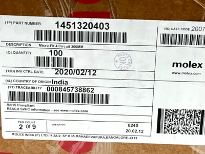 New | in-Stock Molex 1451320403 Connector Accessories Michigan US | Maverick Industrial Sales #1502325
