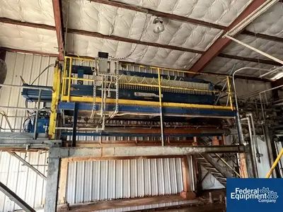 USED Durco 47.24" (1200 MM) Durco Filter Press, Model EPMM1200/32-52
