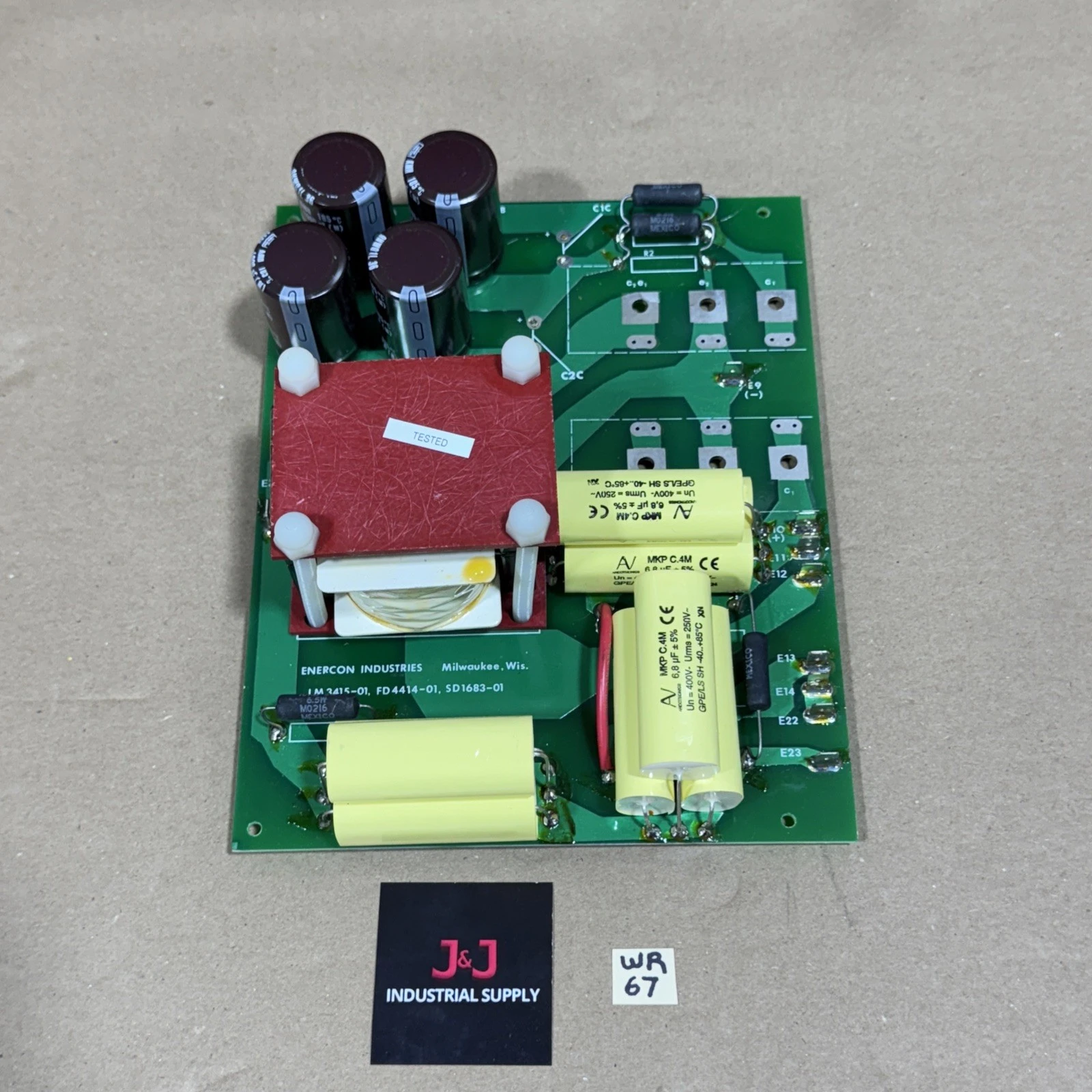 Enercon Industries LM3415-01 Power Supply Board FD4414-01, SD1683-01