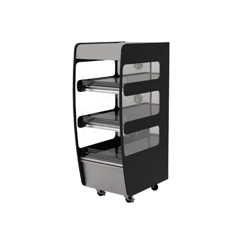 Flexeserve 21 4/5" Self Service Floor Model Heated Display Case - (3) Shelves, 208v (3T-600C)