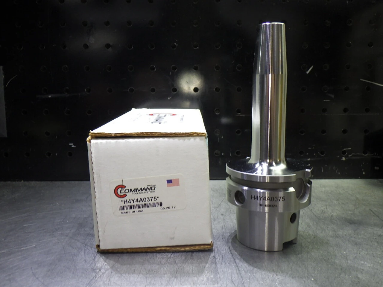 Command HSK63A 3/8" Shrink Fit Tool Holder 5" Pro H4Y4A0375 (LOC2078B)