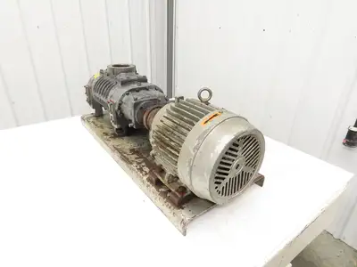 Tuthill 3210-92L2-4755  3" Positive Displacement Vacuum Blower Pump 3Hp 230/460V