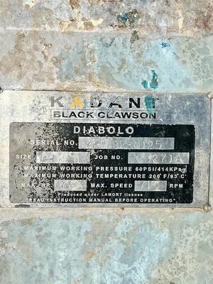 Kadant Black Clawson Diabolo Size 2 Stainless Steel Paper Separator
