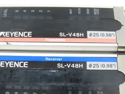 Keyence SL-V48H-R | SL-V48H-T Light Curtain Transmitter Receiver Set 940mm 24VDC