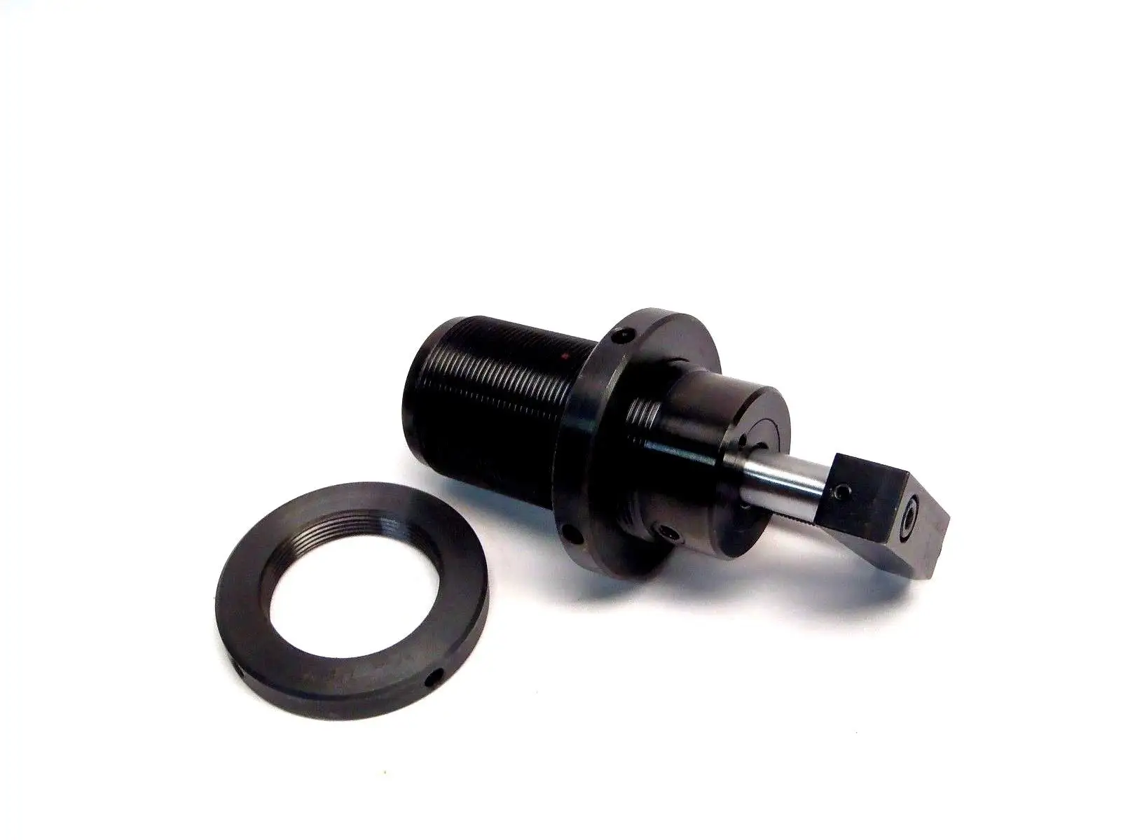 USED CARR LANE ROEMHELD BLACK THREADED AIR POWERED SWING CLAMP