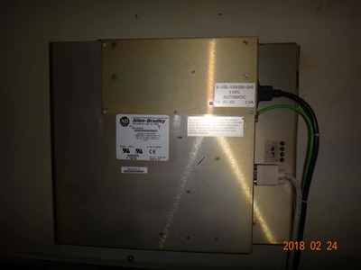 Allen Bradley 6185-DAZAAZZ 18" flat industrial monitor