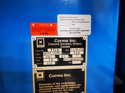 2002 CORMA VERT.CORR CORRUGATORS | Platinum Group (5)