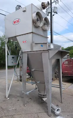 SPC8525  Material Handling Equipment bag dump station, MAC Stainless Steel