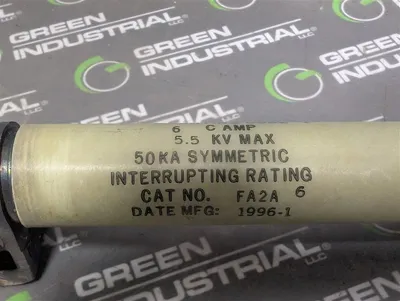 6C Amp Cooper NX Power Fuse Refill FA2A6 5.5kV Surplus