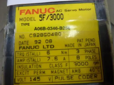 USED FANUC A06B-0346-B256