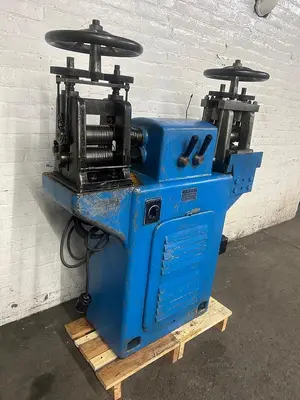 I.M.O.V Double-Sided Plate and Wire Power Rolling Mill for Gold, Silver, Italian Made