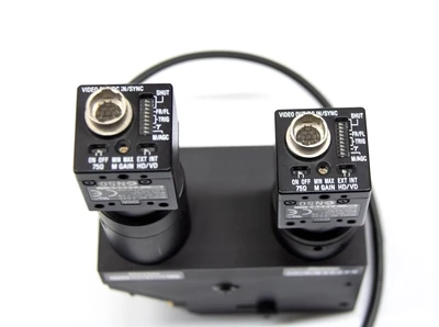 OPTEM DIG1004 Optics Module Assembly Unit with Two Sony XC-ES30 CCD Cameras