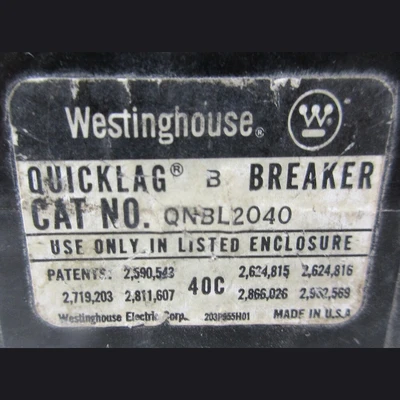 40A Westinghouse QNBL Breaker