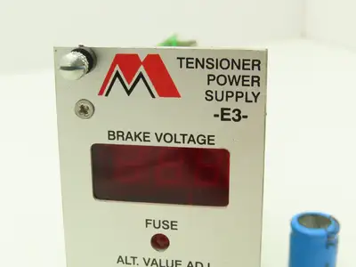 Marsilli & Co E3 Motor Brake Voltage Control New Part But Damaged READ Below