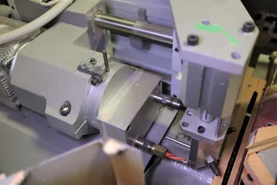 Paolini Bacci TTF1 T2M Miter Door Cutting Boring Moulding Machine