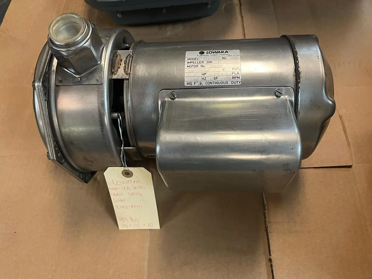 New | in-Stock LOWARA LCB2035 Centrifugal Pumps Ohio US | Surplus Asset Holdings #1226178