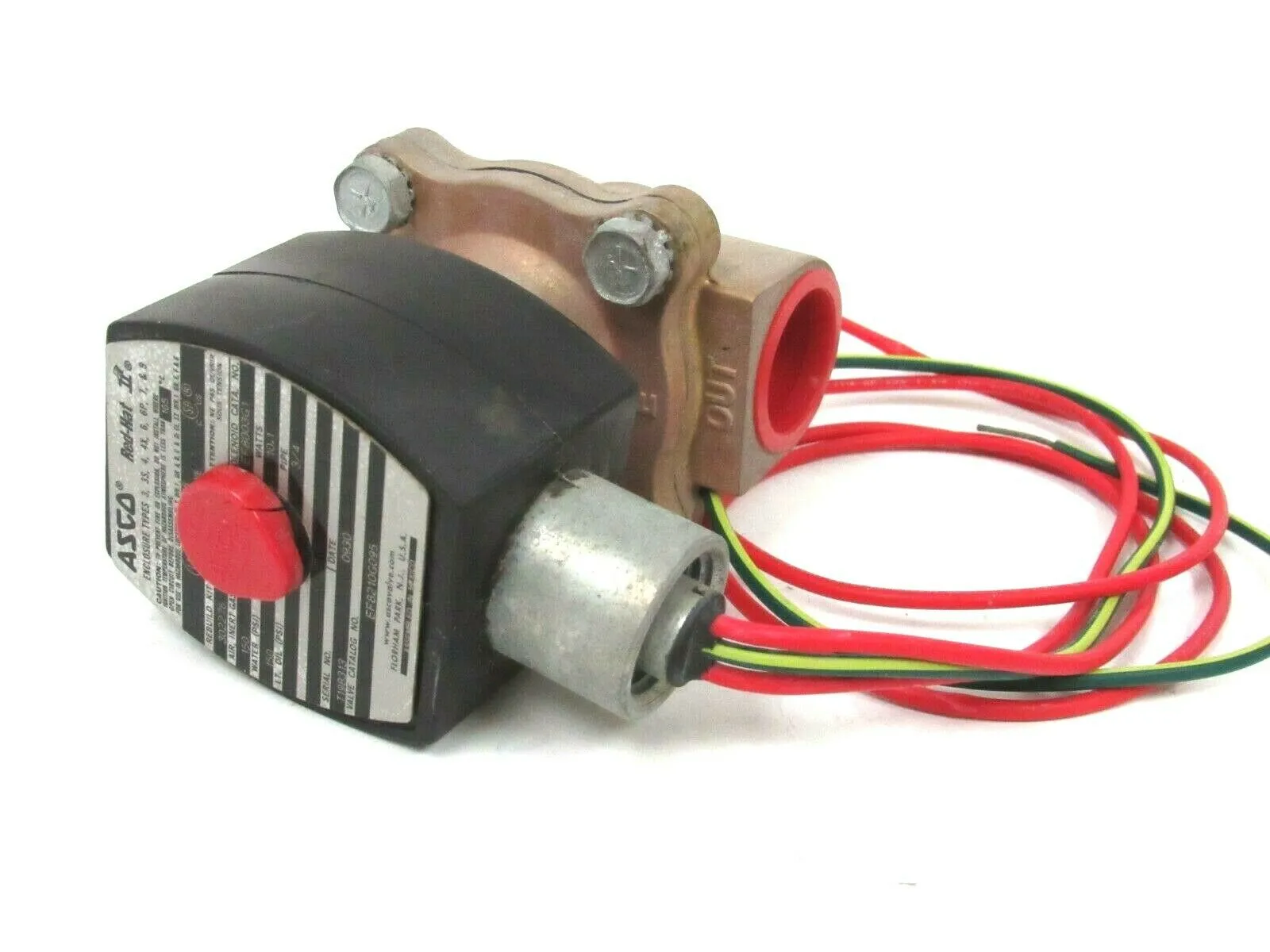 NEW ASCO EF8210G095 SOLENOID VALVE