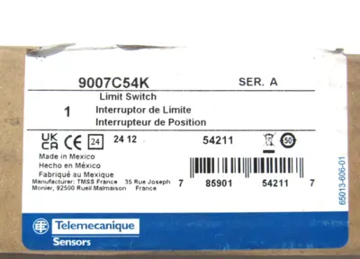 NEW TELEMECANIQUE 9007C54K LIMIT SWITHC